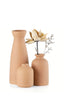 Set of 3 Ceramic Vases - Bohemian Farmhouse Style