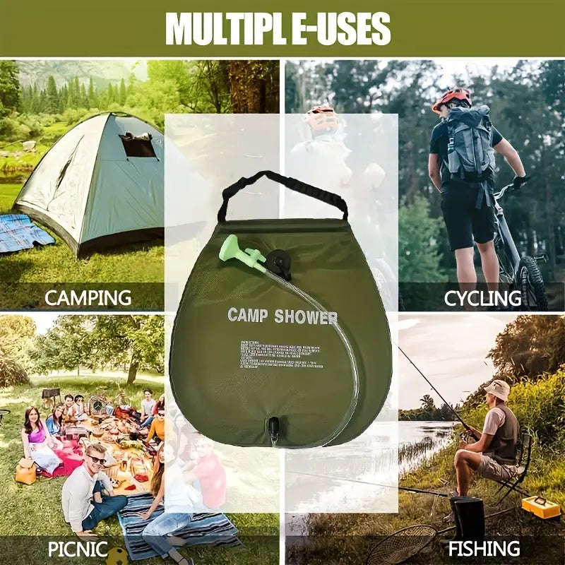 Sac de Douche Solaire Chauffé –  Même au Cœur de la Nature