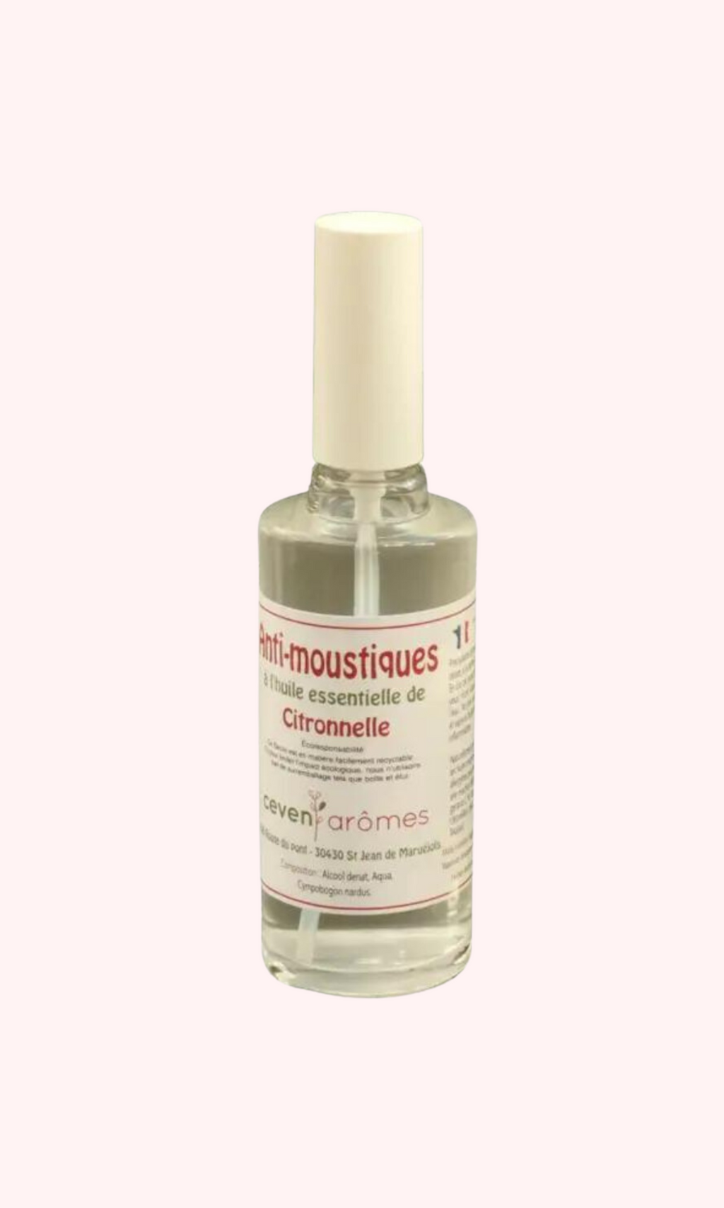 Powerful natural mosquito repellent Citronella - Céven'Arômes - 50ml Spray