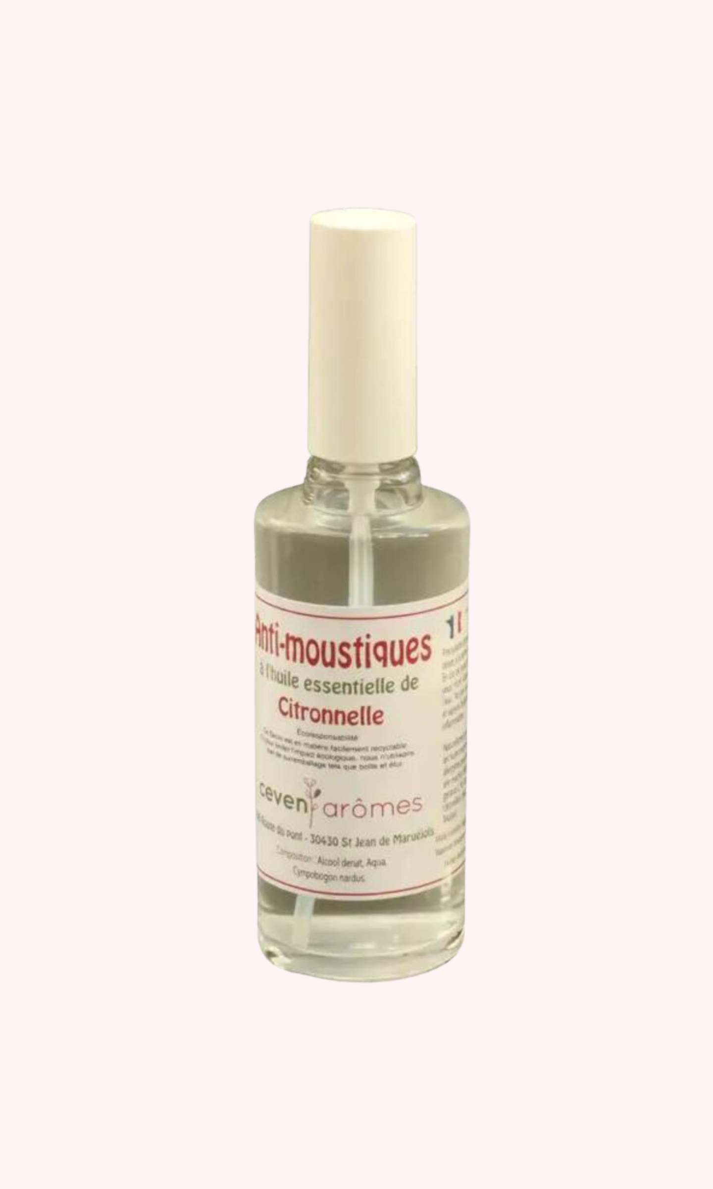 Powerful natural mosquito repellent Citronella - Céven'Arômes - 50ml Spray