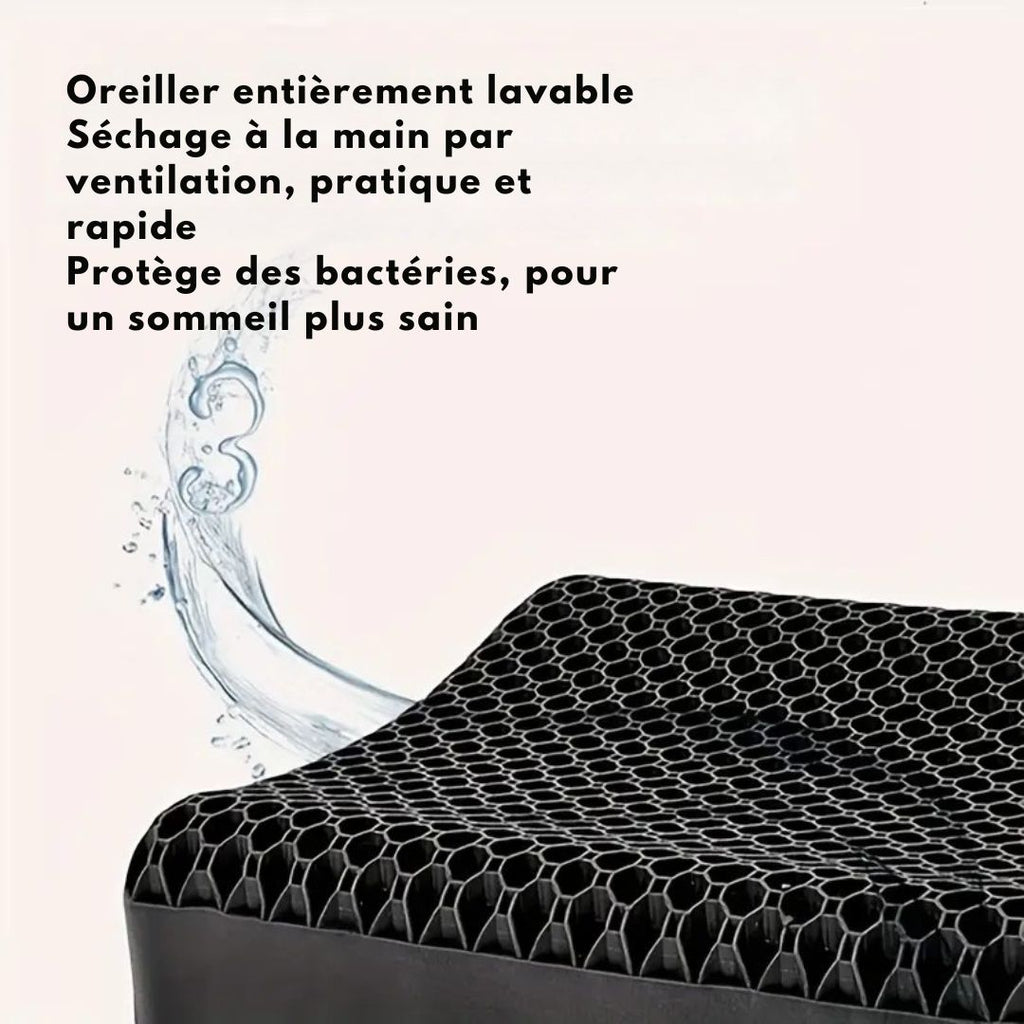 Oreiller Ergonomique Cervical en Forme de Nid d’Abeilles