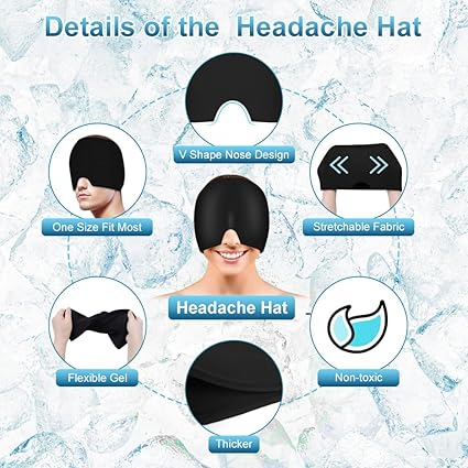 ACWOO Migraine Hat - Instant Headache Relief