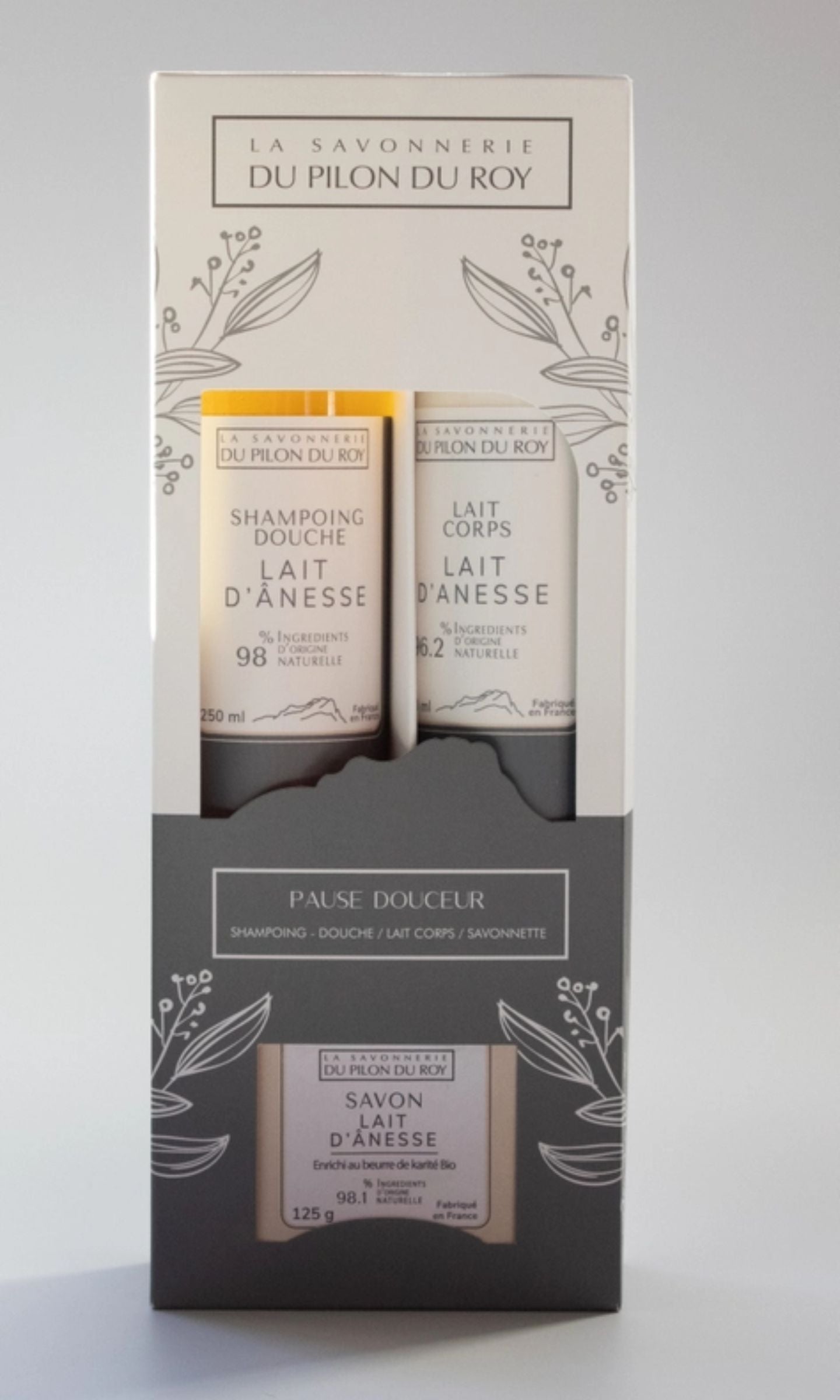 Coffret Pause Douceur Lait d'anesse- Savonnerie Du Pilon Du Roy