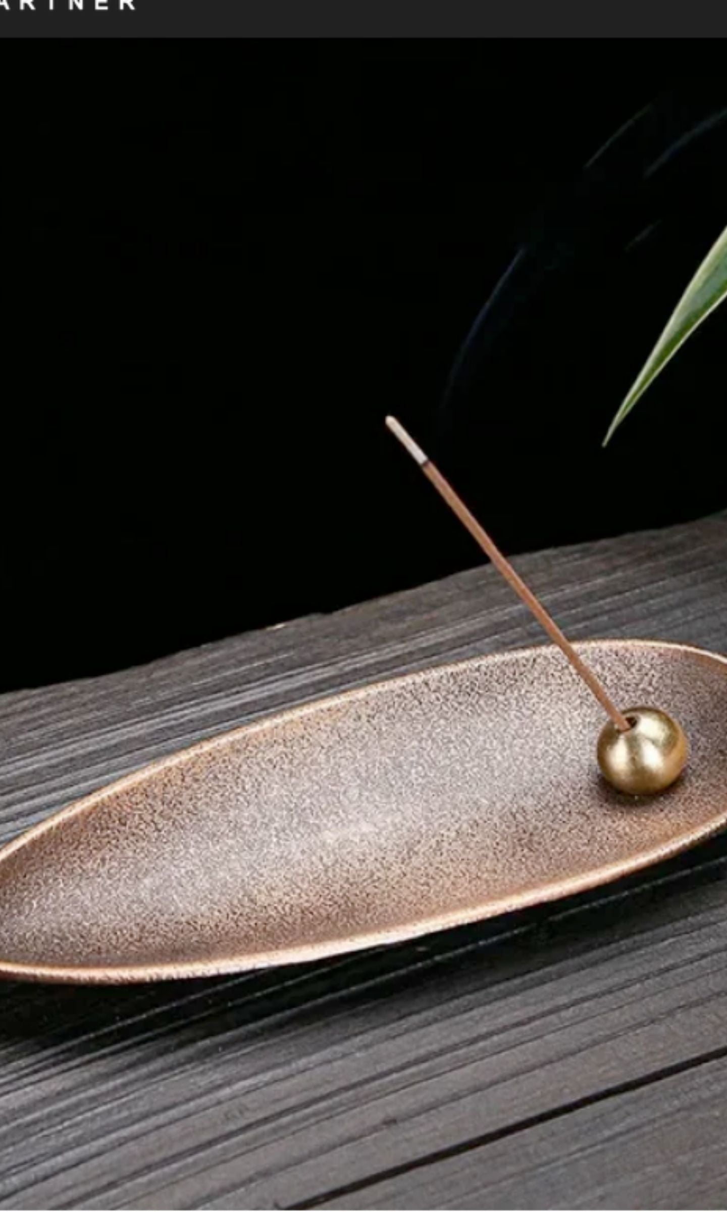 Porte-Encens en Alliage de Style Japonais