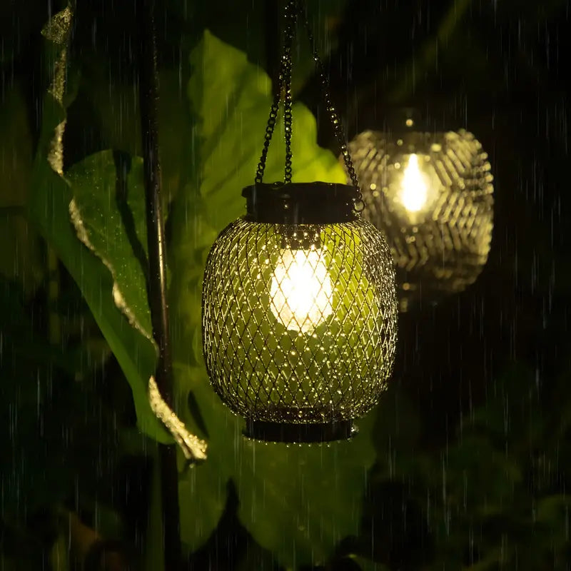 Guirlandes Suspendues Solaires – Éclairage pour Jardin, Terrasse et Cour