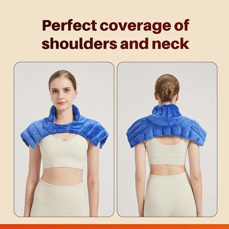 Coussin Chauffant pour Micro-ondes – Soulagement Naturel pour Cou, Épaules & Dos
