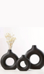 Circle Shaped Ceramic Vase Set