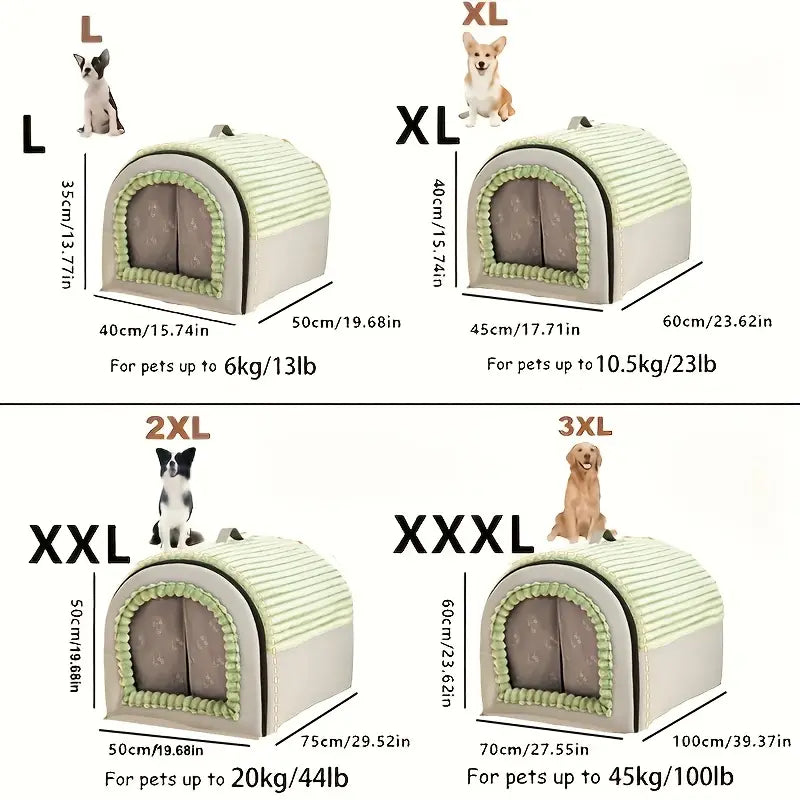 Maison pour Animaux Style Cabane Sécurisée