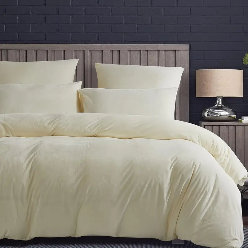 Ensemble de Literie en Peluche Luofanfei