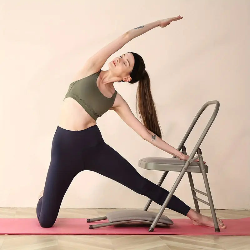 Chaise de Yoga Pliable avec Support Lombaire – Pour Une Pratique Confortable et Soutenue