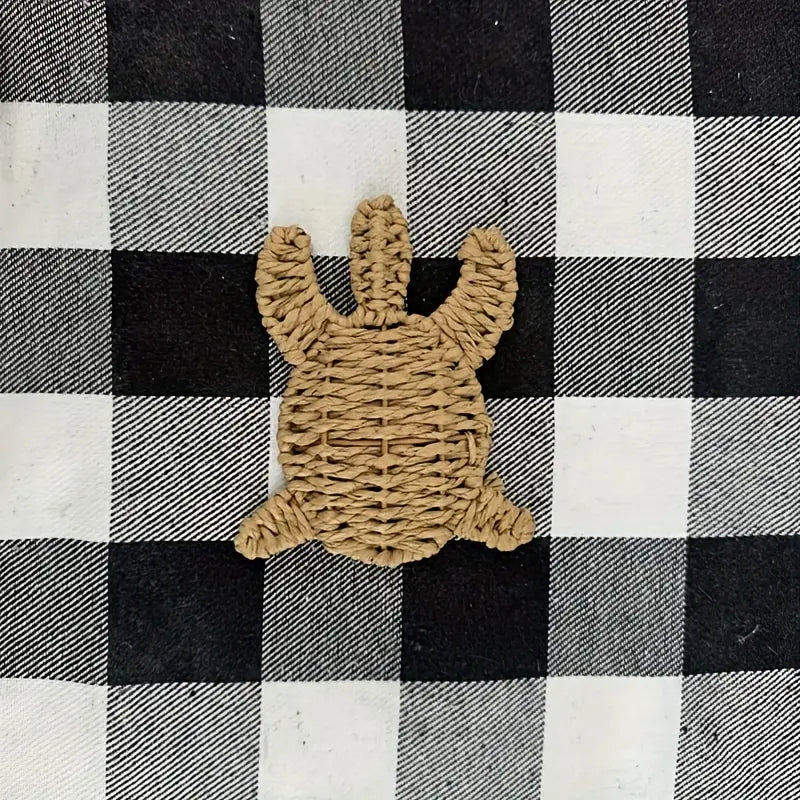 Sculpture Murale Tortue Tressée à la Main – Déco Nautique en Rotin Papier