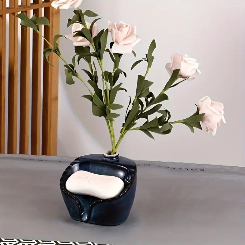 Distributeur de Savon en Céramique Élégant – Rechargeable & Pratique