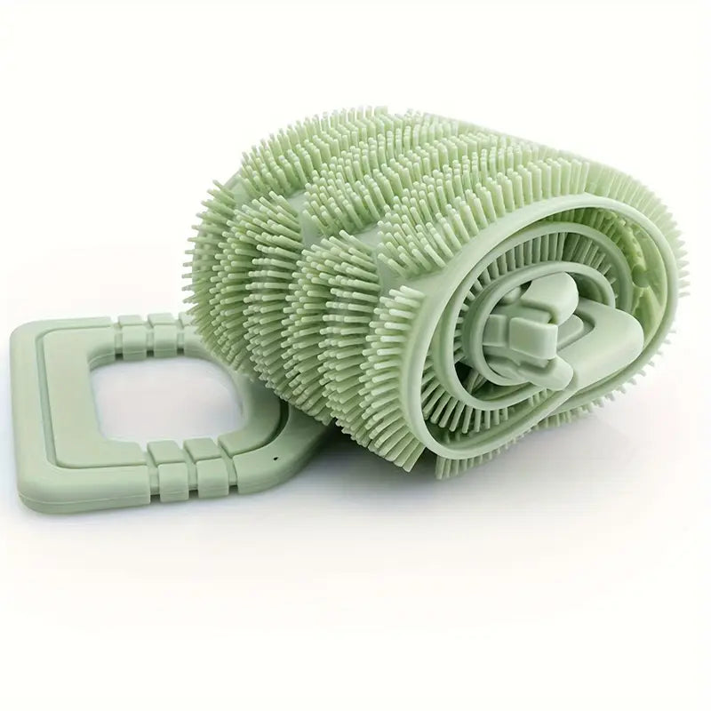 Silikon-Peeling-Handtuch – Dusch-Peeling-Zubehör mit Griffen