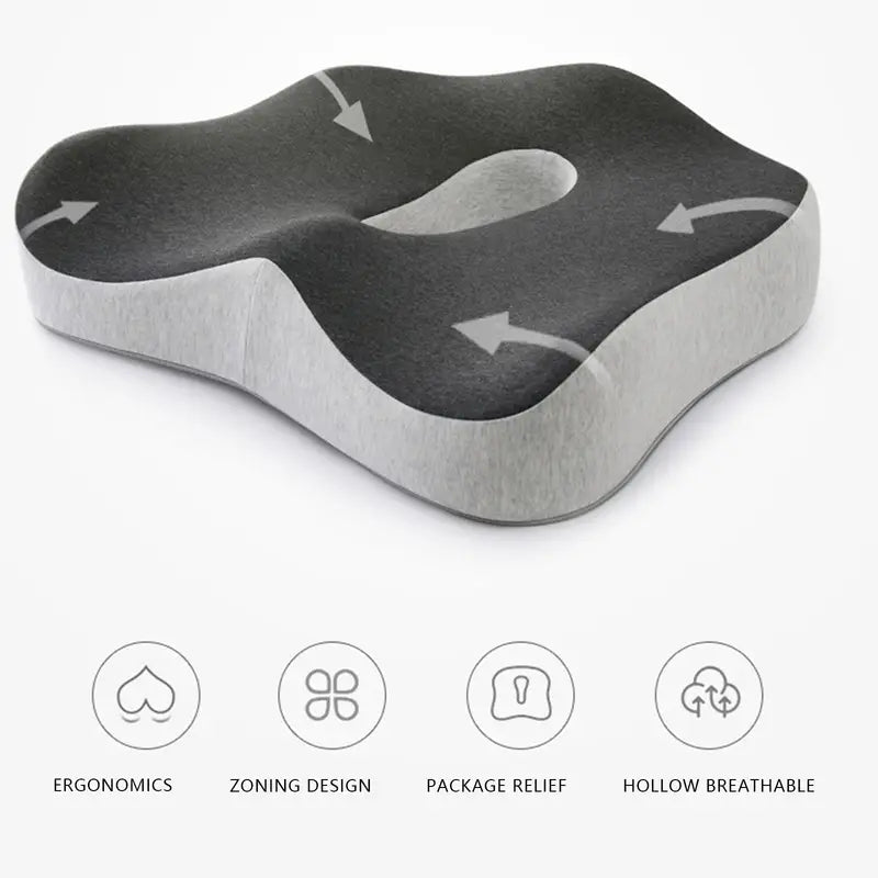 Ergonomic Coccyx and Sciatica Cushion – Comfort and Support