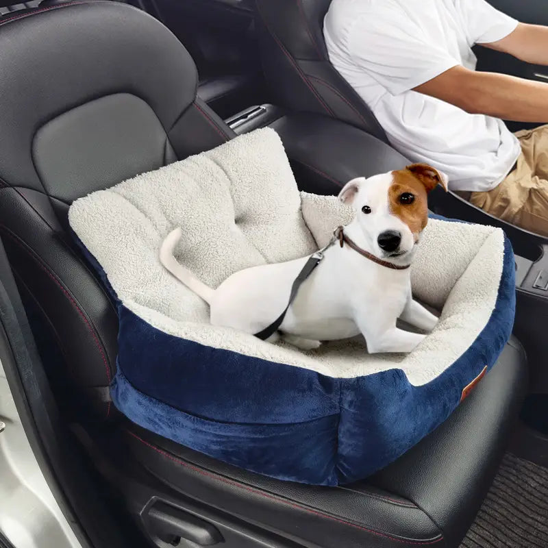 Siège Auto pour Chien VEVOR – Siège Rehausseur avec Dossier Haut