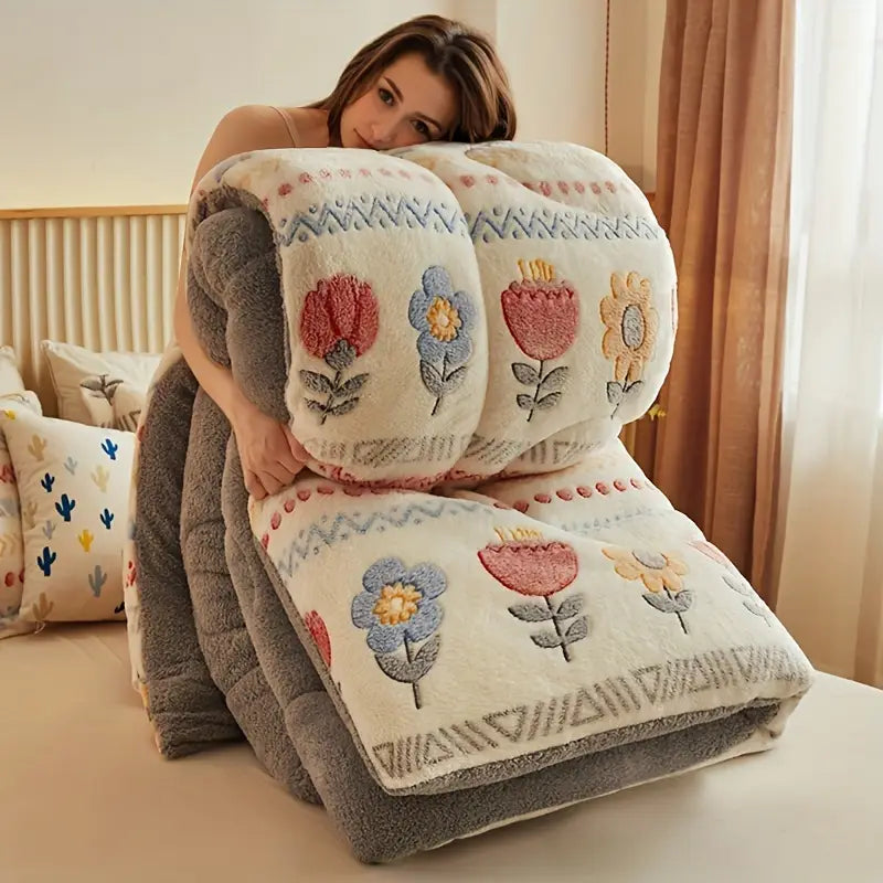 Couette hiver épaisse bohème – vue 2