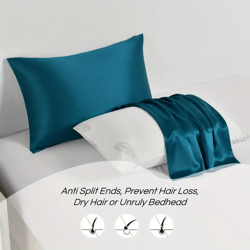 Housse d’Oreiller en Soie de Mûrier 100% – Luxe, Douceur et Soin de la Peau