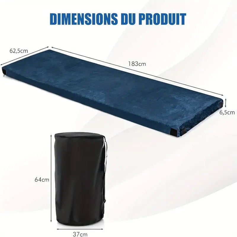 Matelas de Camping en Mousse à Mémoire