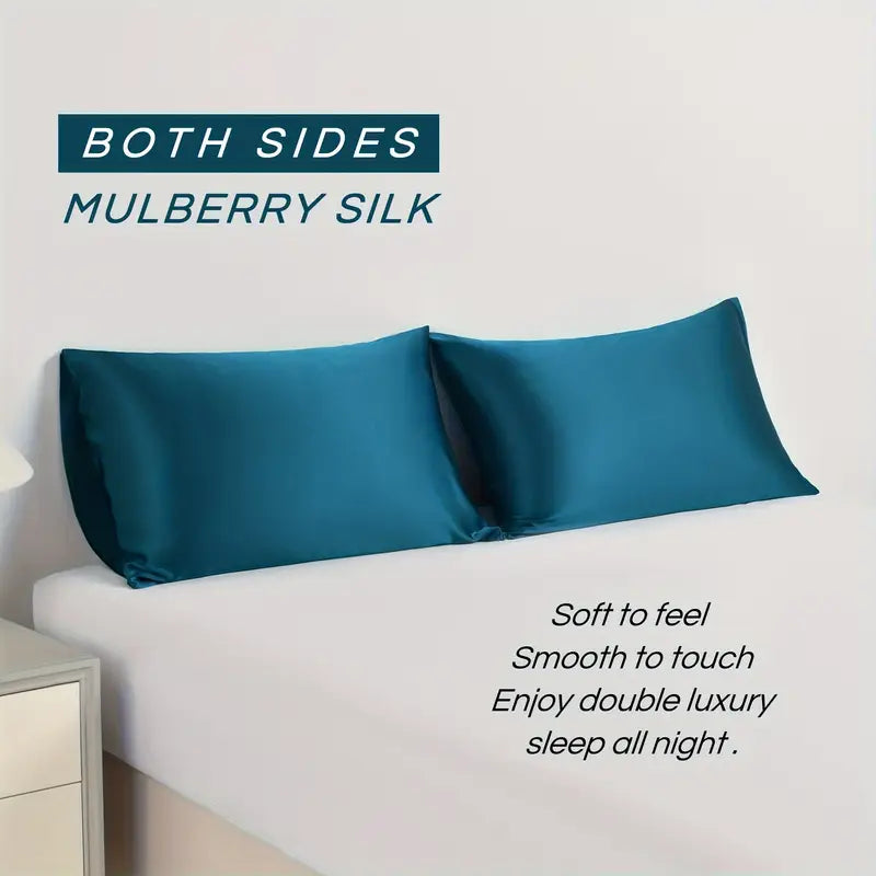 Housse d’Oreiller en Soie de Mûrier 100% – Luxe, Douceur et Soin de la Peau