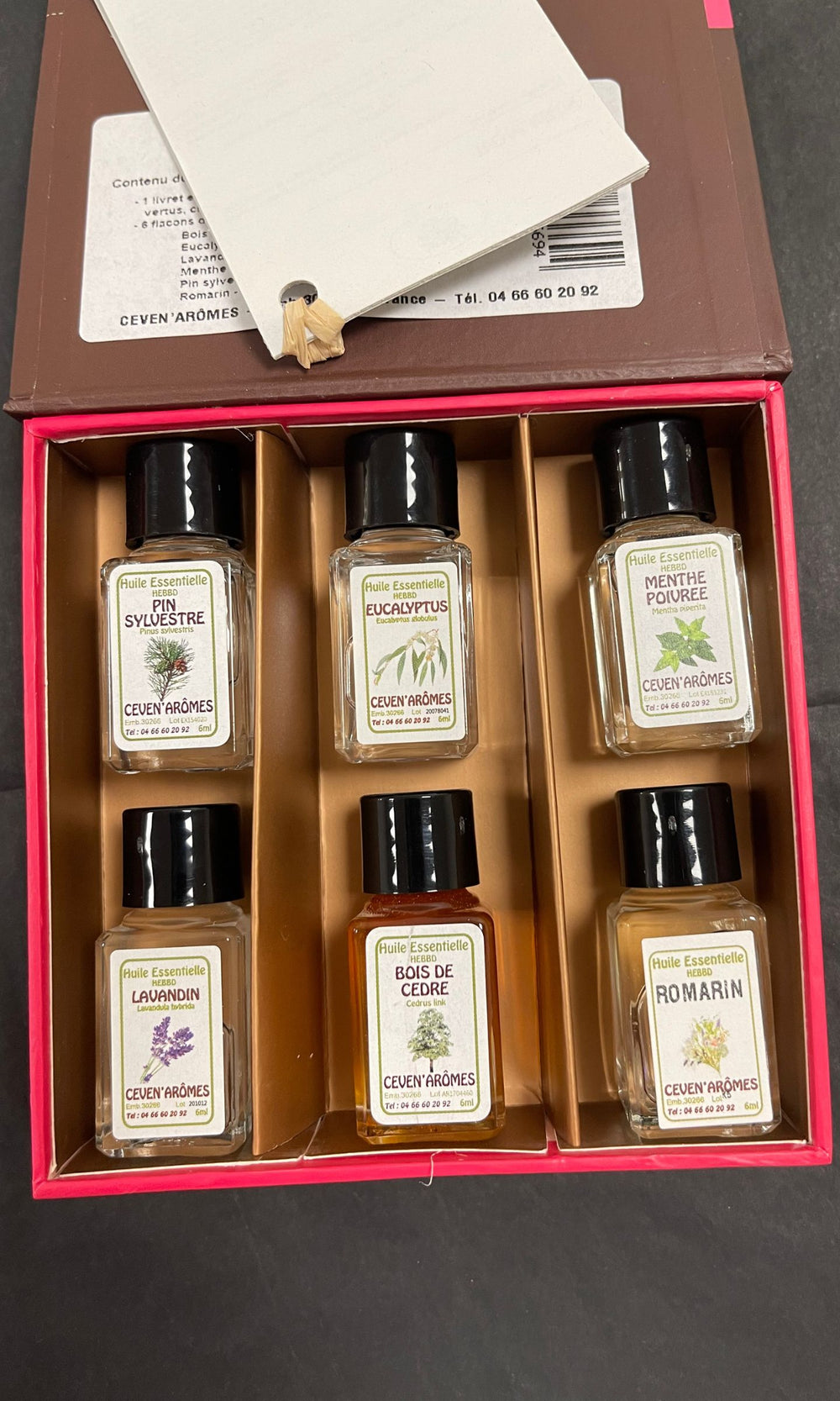 Coffret Tonus & Vitalité - 6 Flacons d'Huiles Essentielles avec Livret Explicatif – Céven’Arômes
