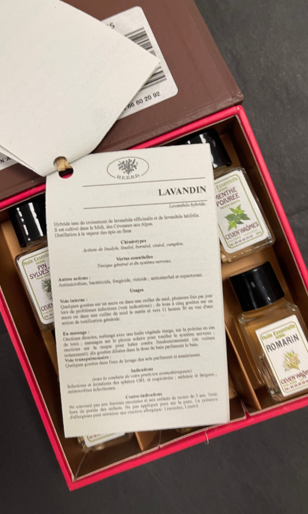 Coffret Tonus & Vitalité - 6 Flacons d'Huiles Essentielles avec Livret Explicatif