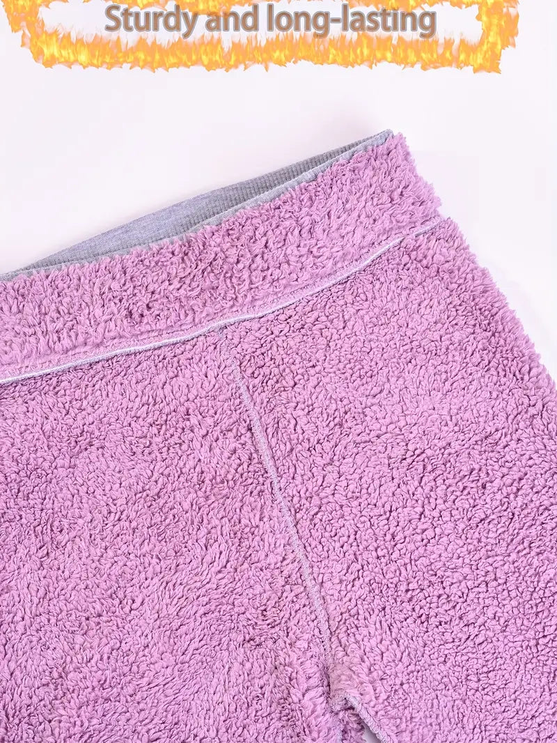 Legging thermique femme doublé polaire – taille haute