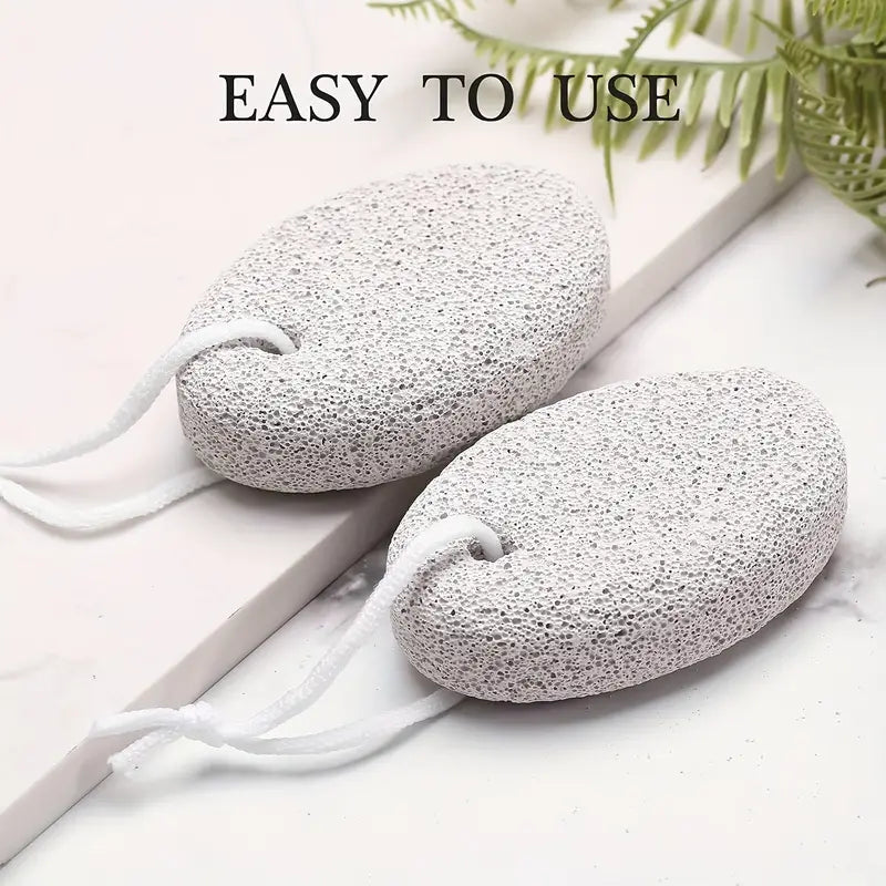 2PCS Pierre Ponce Naturelle pour les Pieds