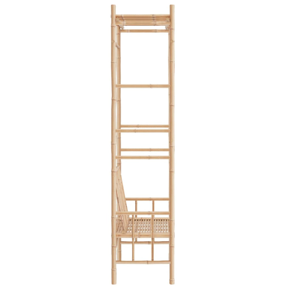 Banc de Jardin avec Pergola en Bambou