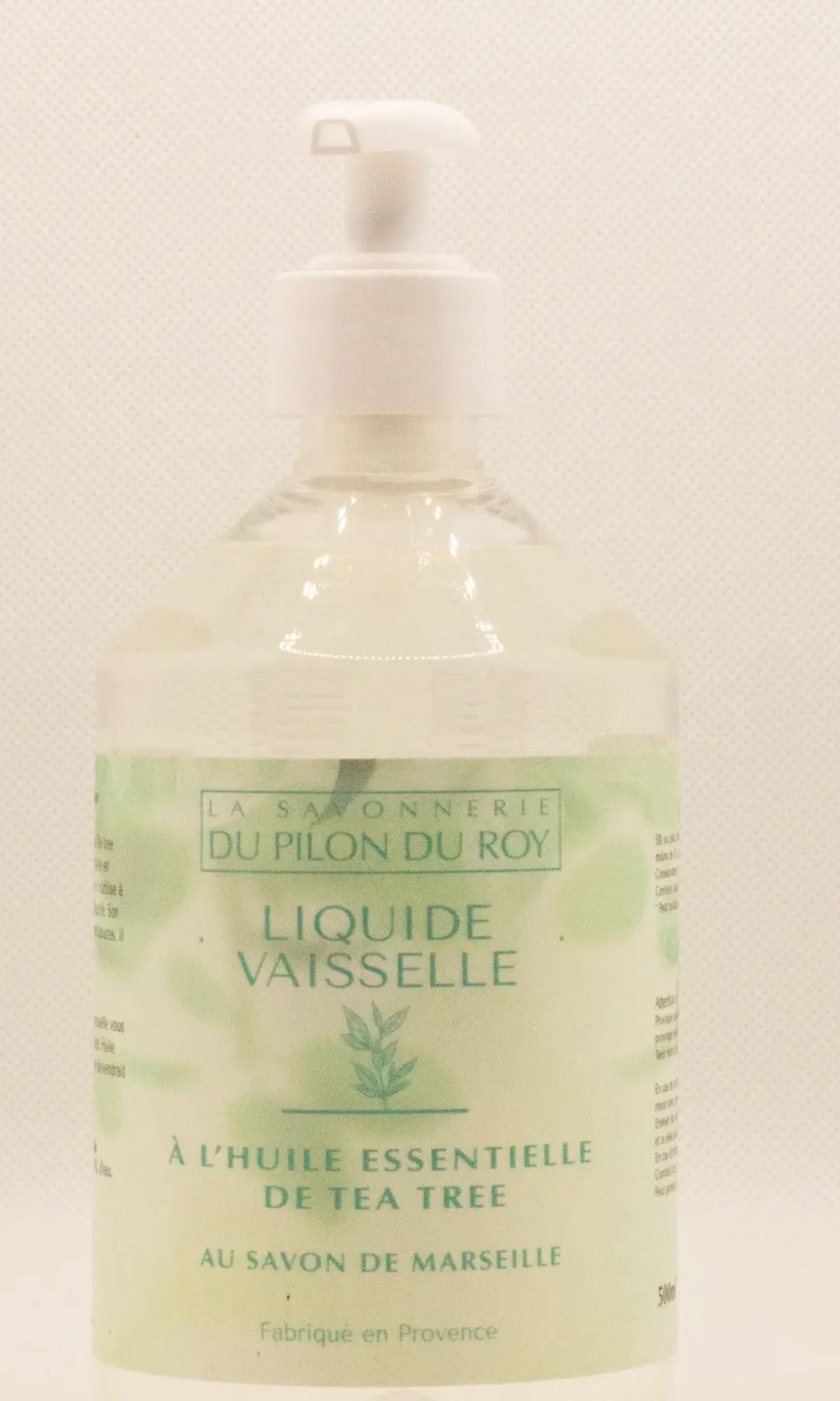 Liquide vaisselle à l'huile essentielle d'arbre à thé - Savonnerie Du Pilon Du Roy