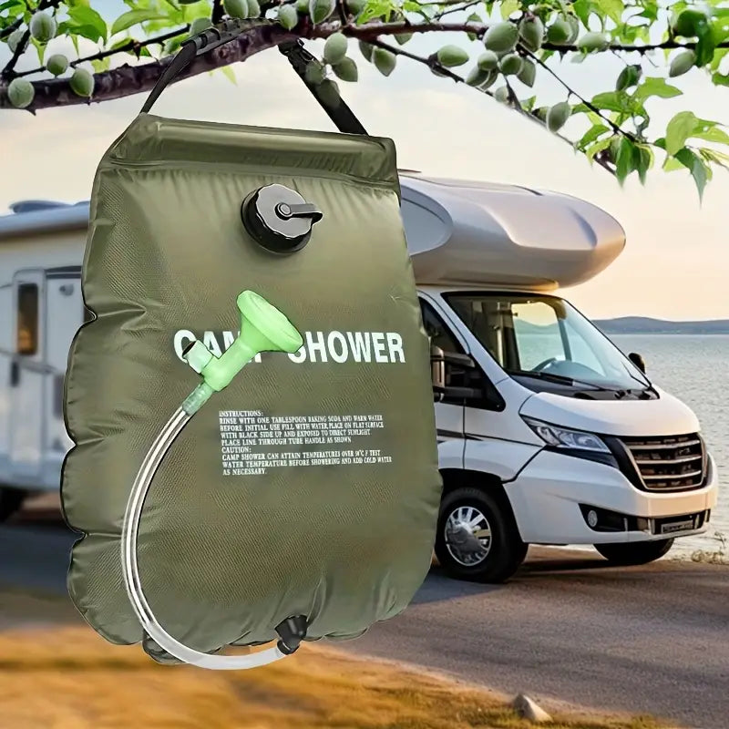 Sac de Douche Solaire Chauffé – Même au Cœur de la Nature