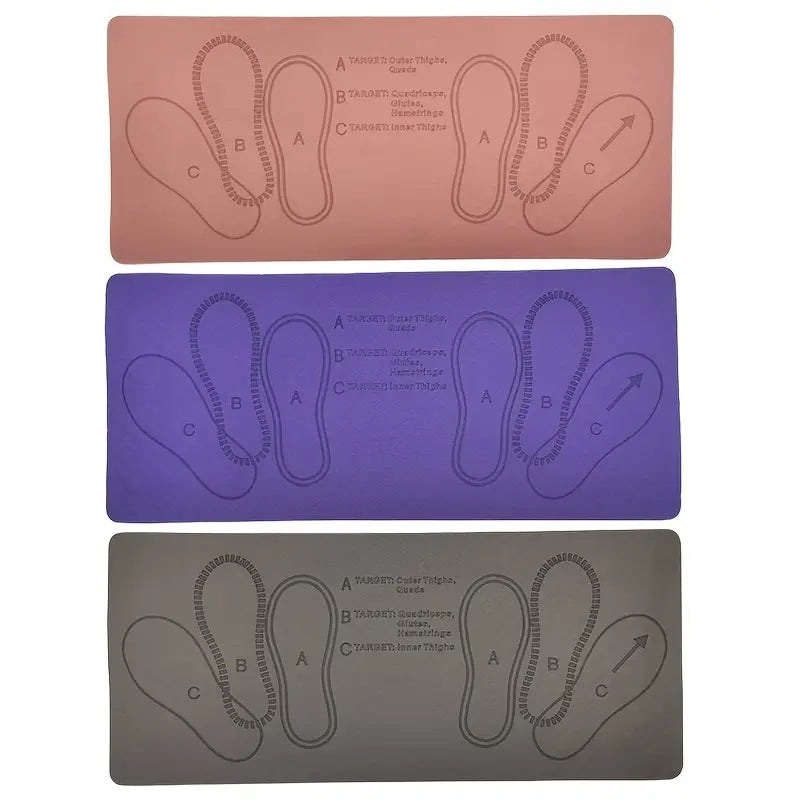 Tapis de Squat Antidérapant 0,6 cm | Yoga, Pilates, Entraînement Fessiers