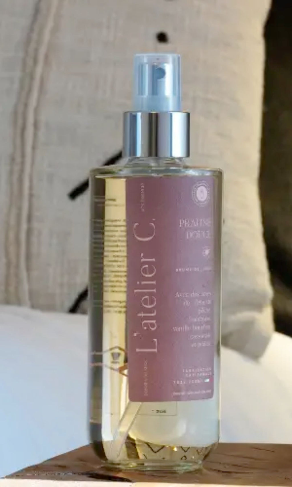 Brume de linge Praline Douce 200 ml - L'Atelier C