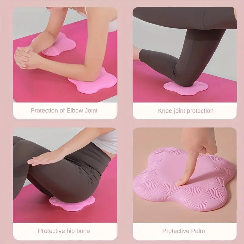 Lot de 2 Genouillères de Yoga Épaisses en Polystyrène