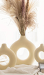 Circle Shaped Ceramic Vase Set