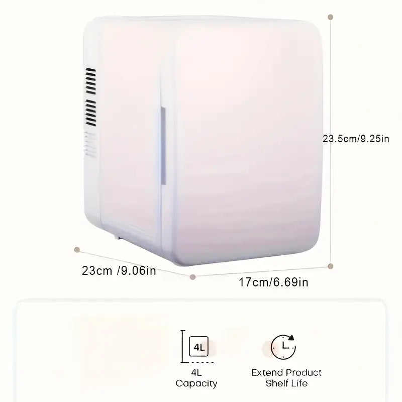 Mini Frigo Compact de Luxe 4L – Élégance Nomade