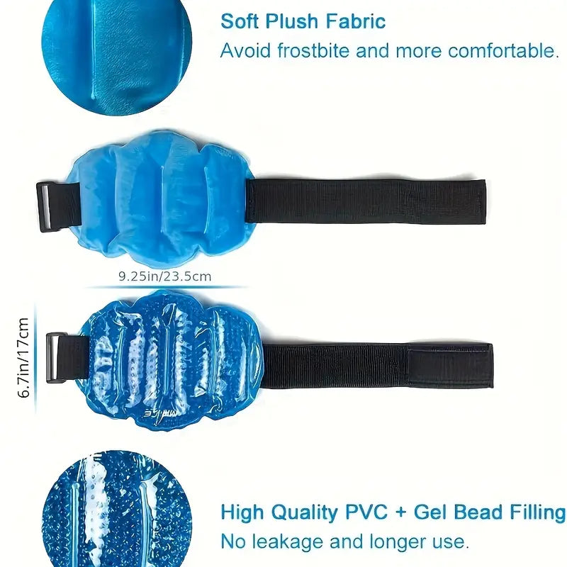 Bandeau de Glace pour Genou – Thérapie Chaud/Froid Réutilisable