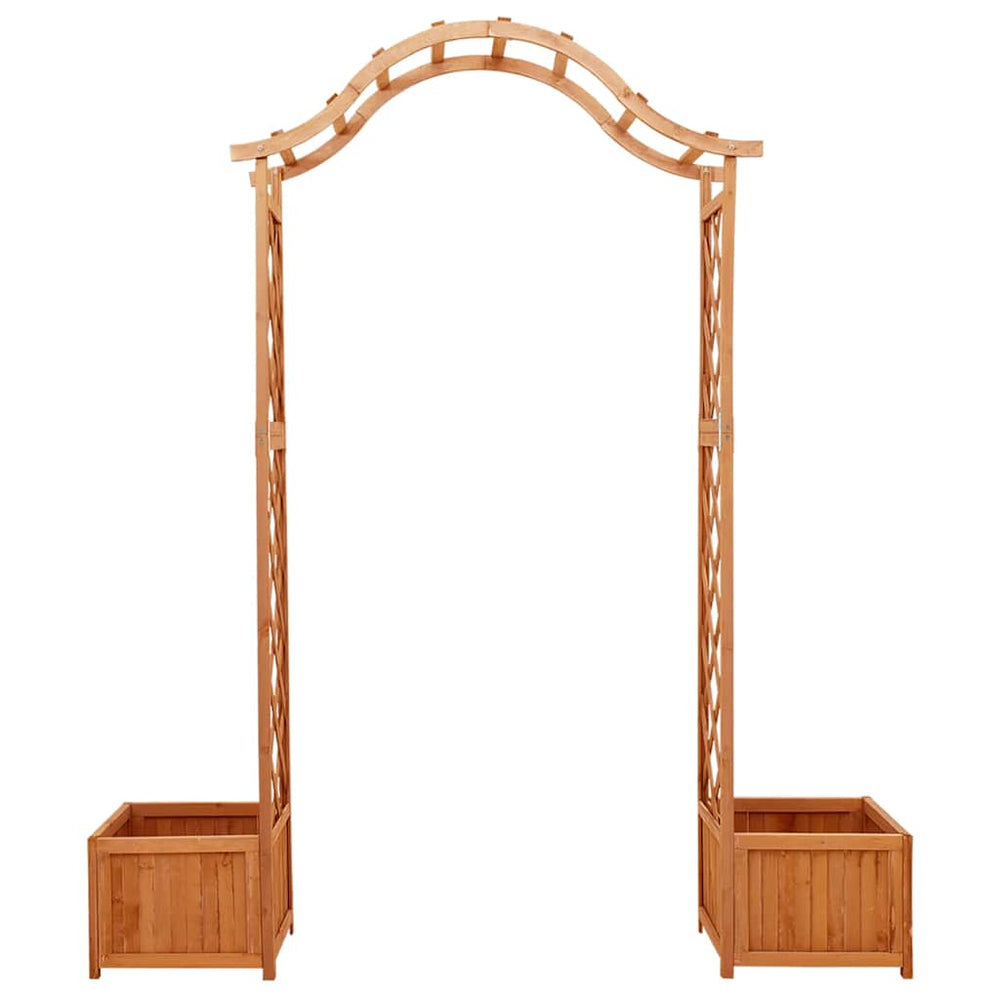 Pergola de Jardin en Bois Massif avec Jardinières