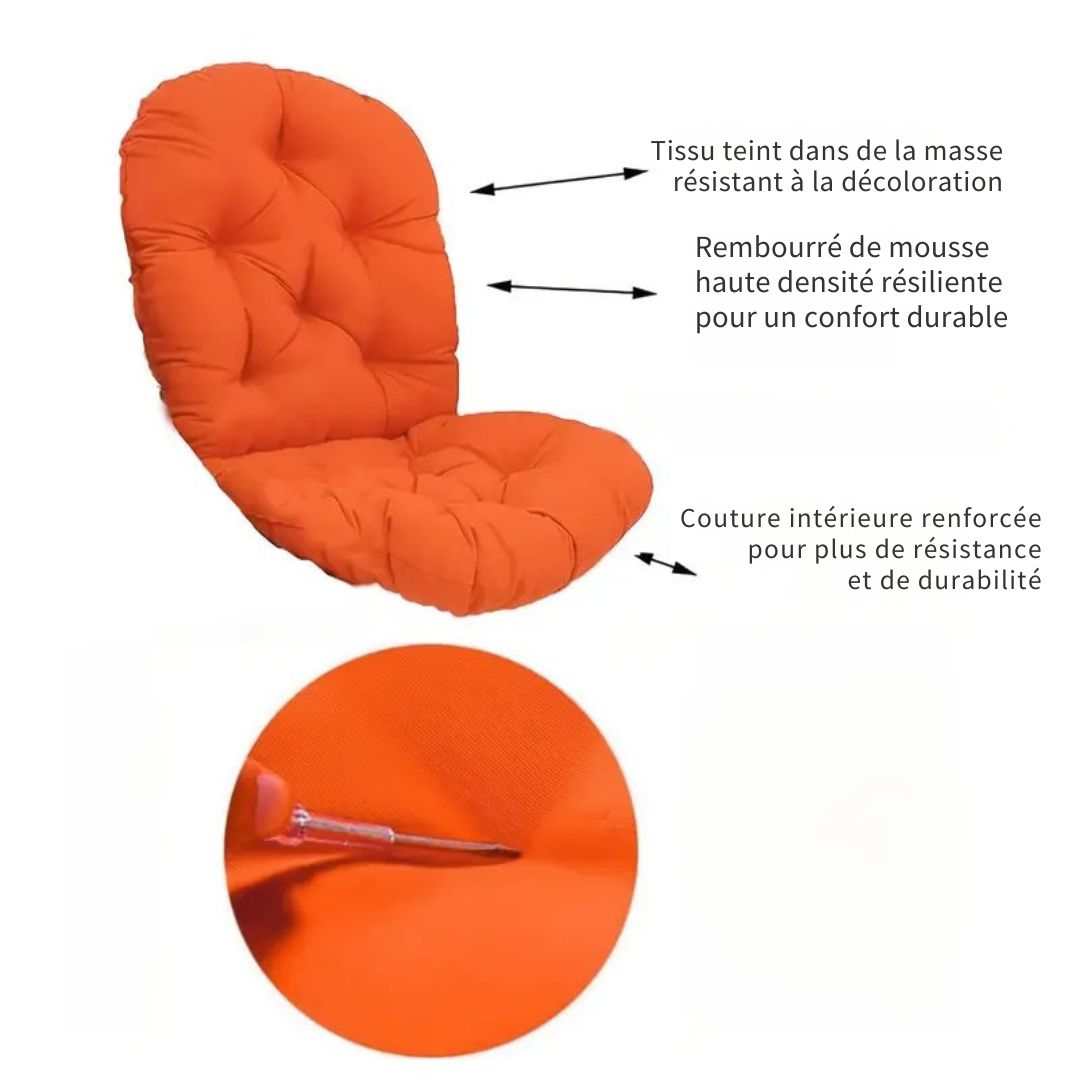 Coussin de Siège Épais Ultra-Doux – Confort Optimal & Style Polyvalent