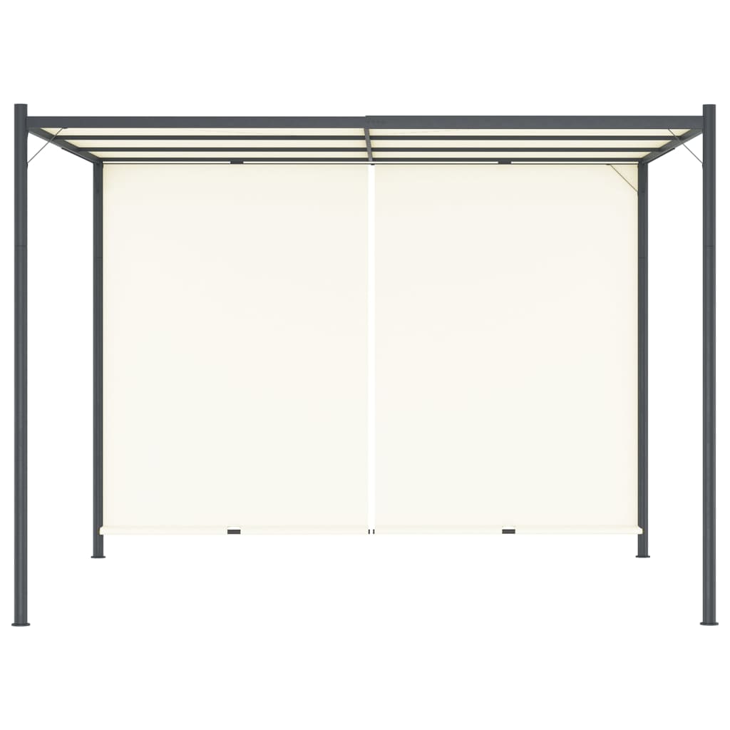 Pergola de Jardin avec Toit Rétractable Anthracite 3x3 m – Élégance Modulable