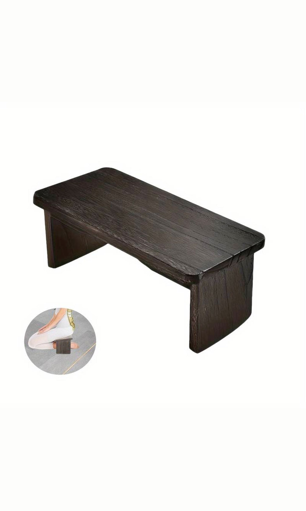 Banc de Méditation Pliable en Bois pour le Yoga