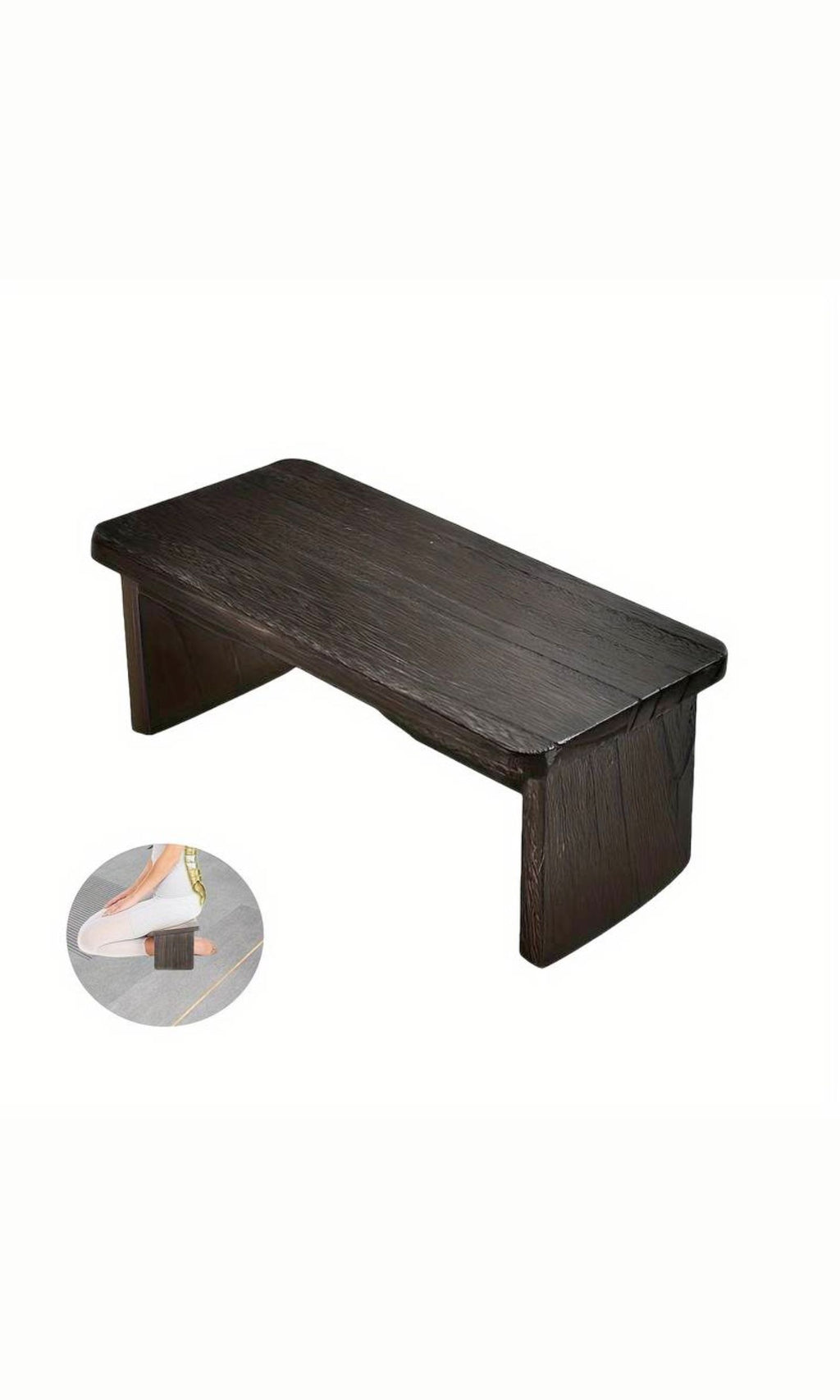 Banc de Méditation Pliable en Bois pour le Yoga