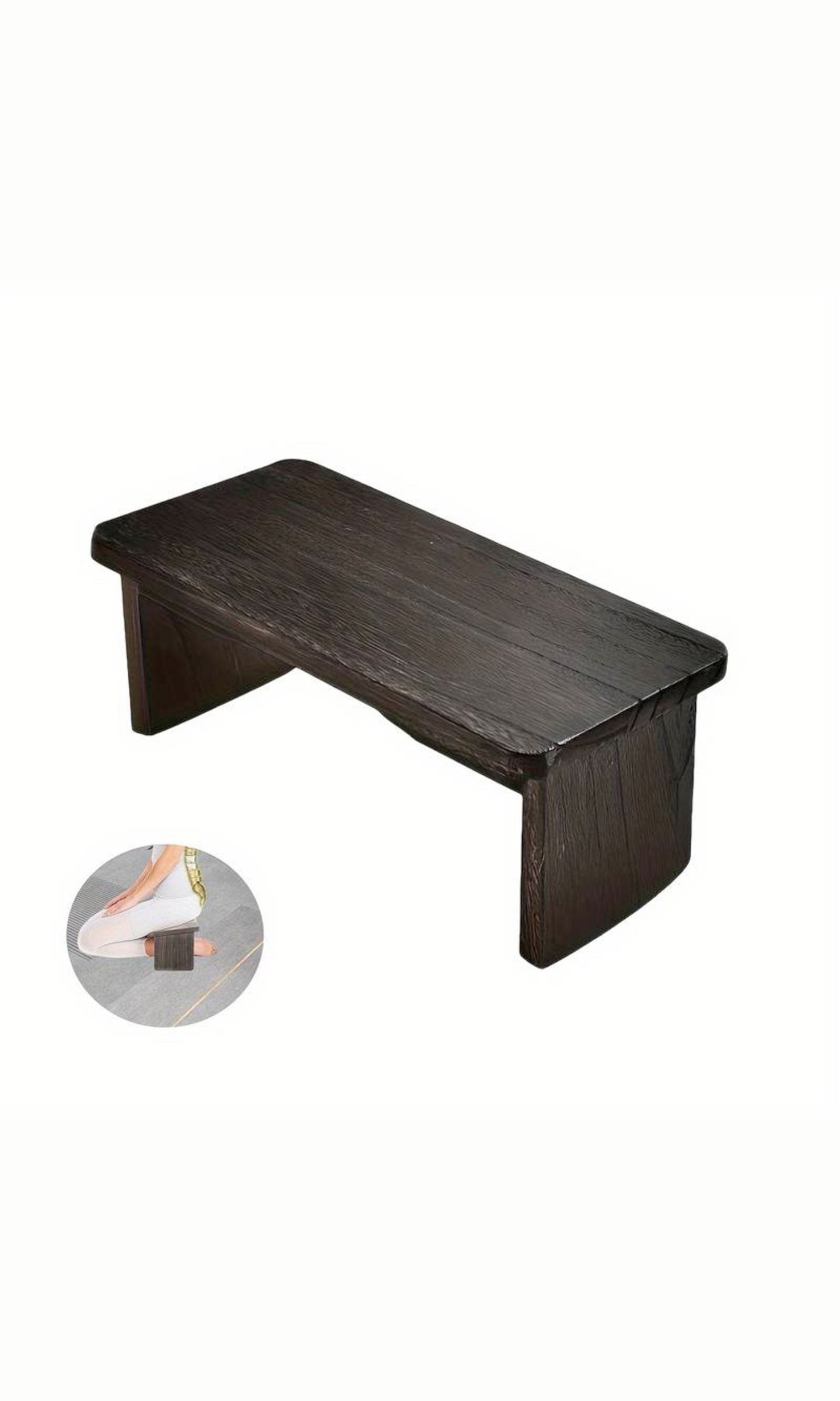 Banc de Méditation Pliable en Bois pour le Yoga