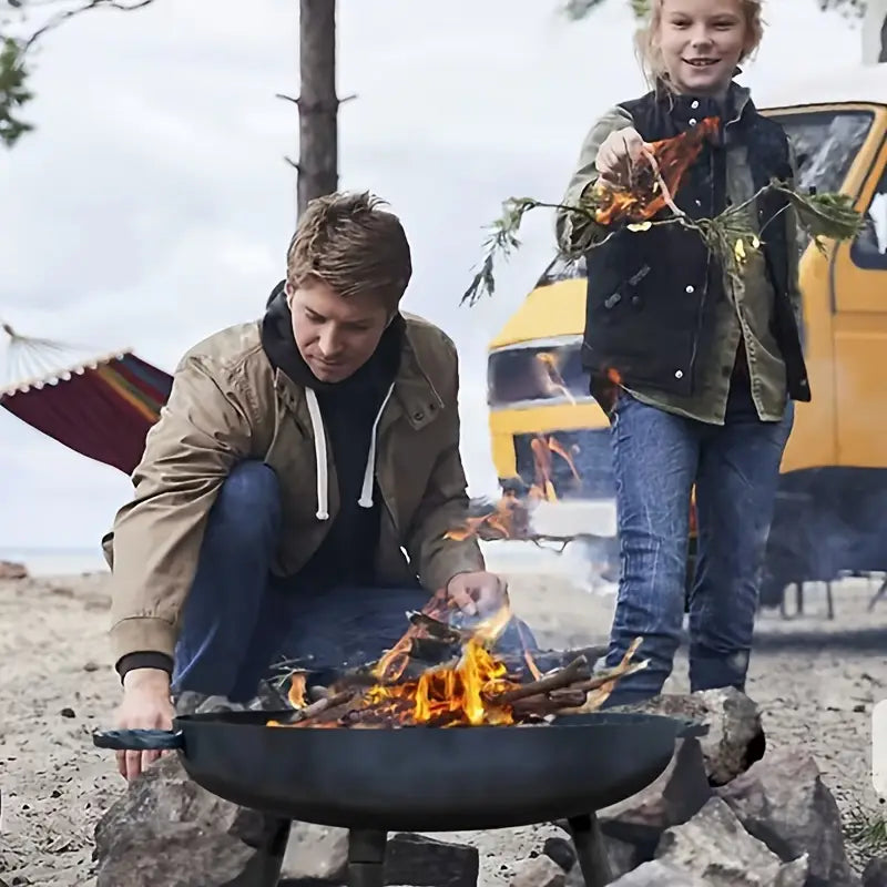 Bol de Feu en Fonte – Chaleur Authentique pour Moments d’Exception