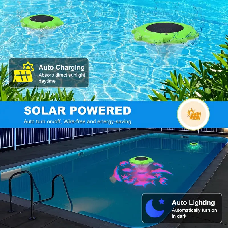 Lampe de Piscine Flottante Solaire LED – Éclairage Multicolore Étanche
