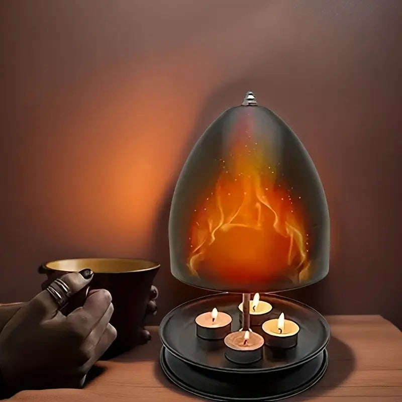 Chauffe-Bougie en Fer Portable – Design Vintage & Utilisation
