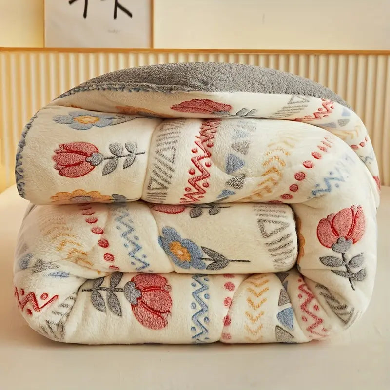 Couette hiver épaisse bohème – vue 4