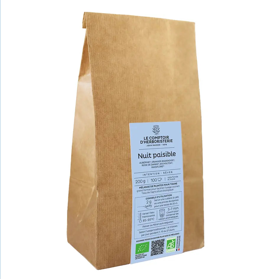 Organic peaceful night herbal tea - 50G / 200G 