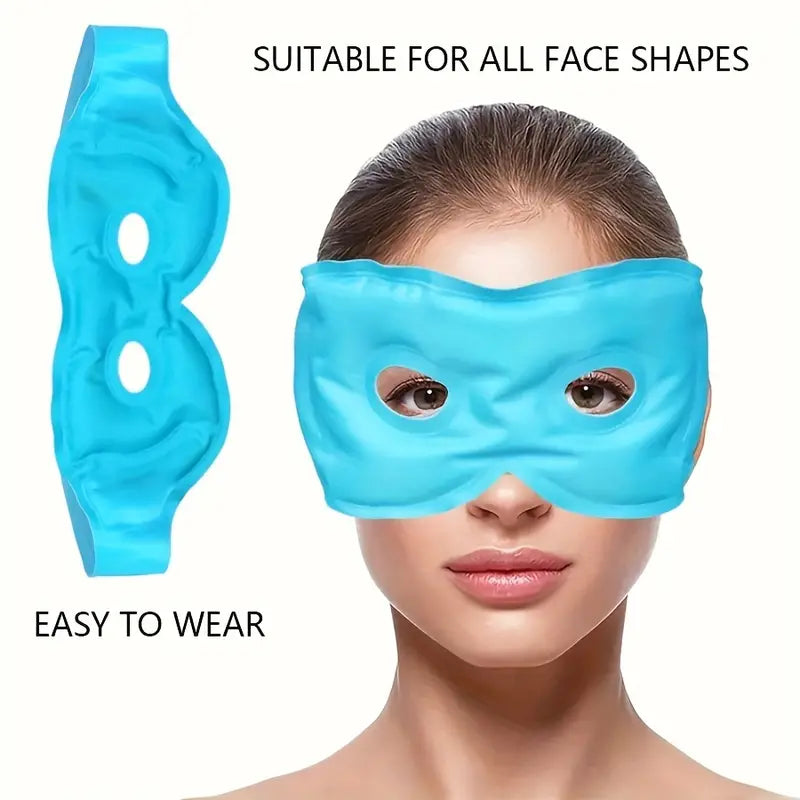 Ice Gel Eye Mask - Relief from Dark Circles, Puffiness and Migraines