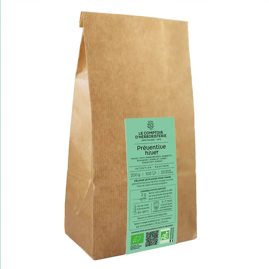 Tisane La Préventive Hiver Bio – Comptoir d’Herboristerie
