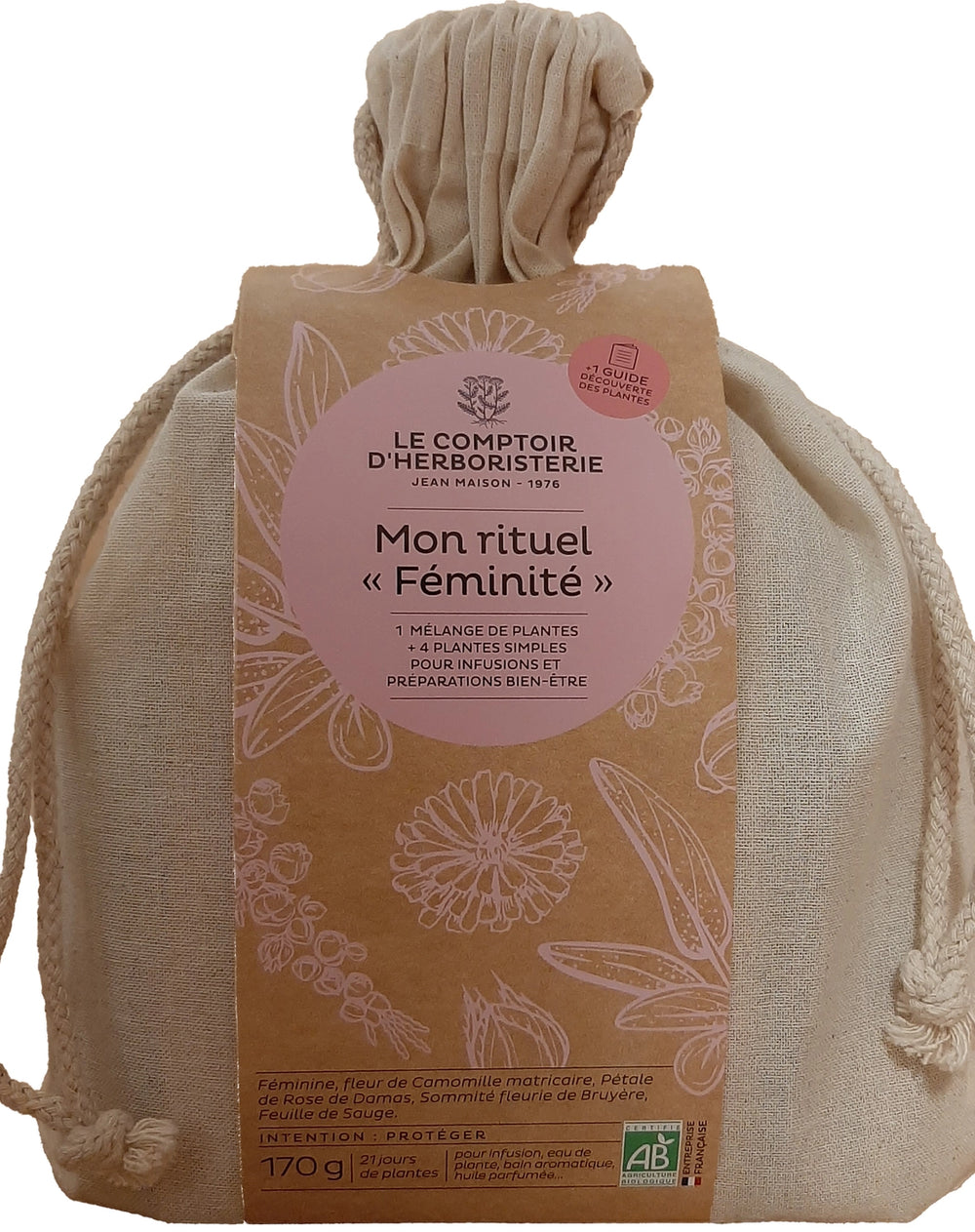 MON RITUEL "FÉMINITÉ" BIO 170g + 1 GUIDE DES PLANTES